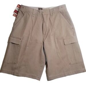 VTG Nesi AG Shorts Mens 36 Khaki Cargo Utility Skater Streetwear Grunge Y2K 90s